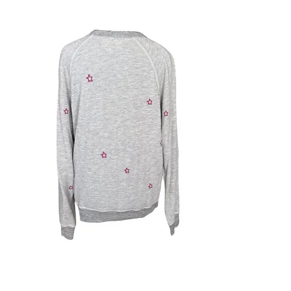 The Great Gray Star Pattern Long Sleeve Sweater Womens - Picture 4 of 8